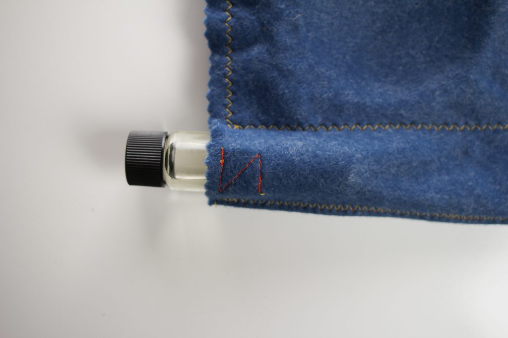 The oil is available in Frankincense, Lavender, Cedarwood, or Unscented.