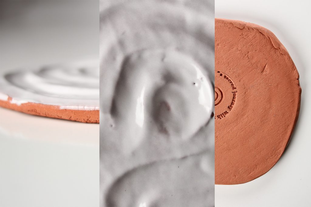 There are many other labyrinth forms, such as metal labyrinths traced with a stylus, and this works for some people. I prefer the feel of the clay.