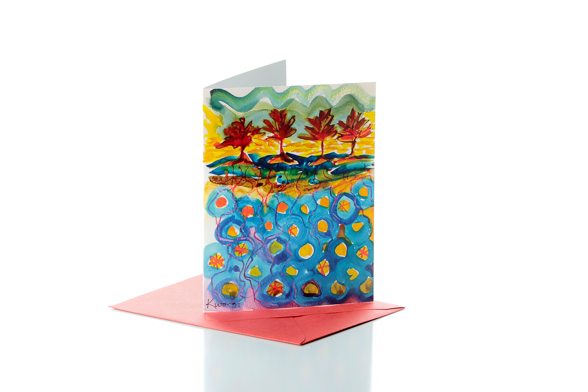 Watercolor all-occasion cards for pastors - A Walk in the Woods