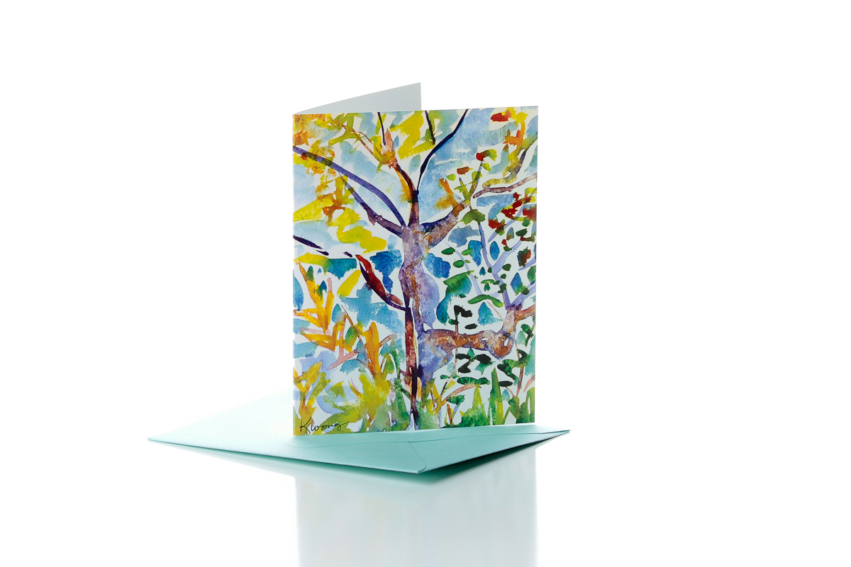 Watercolor all-occasion cards for pastors - A Walk in the Woods